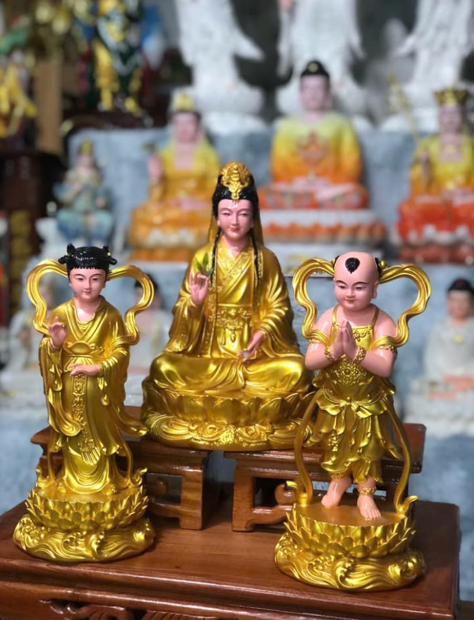 Tượng Tiên Đồng Ngọc Nữ Phát Tài